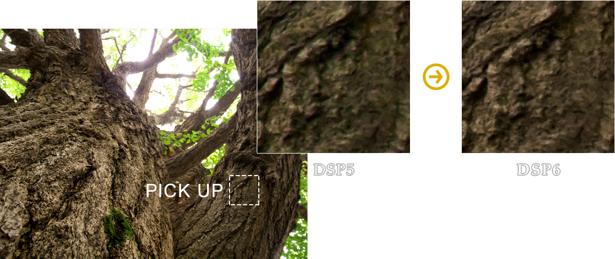 Easing low frequency color noise in wide areas