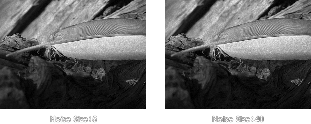 Difference of Noise Size